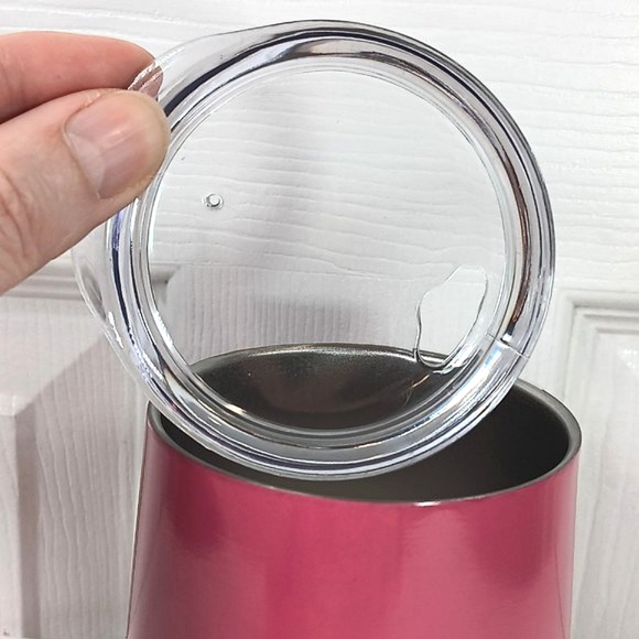 Mom 13 Oz Travel Mug Cup NWOT Stainless Steel Pink Gift - Picture 4 of 15